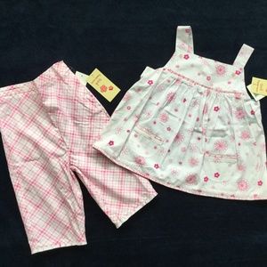 NWT Laura Ashley pink capri set 5